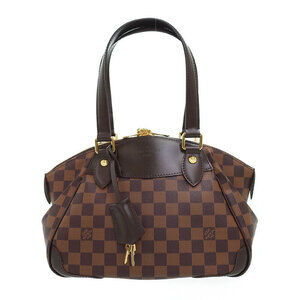 Louis Vuitton Damier Ebene Brown Verona Semi Shoulder Bag